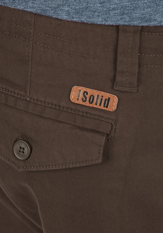 Regular Pantalon chino 'Lagoa' !Solid en marron