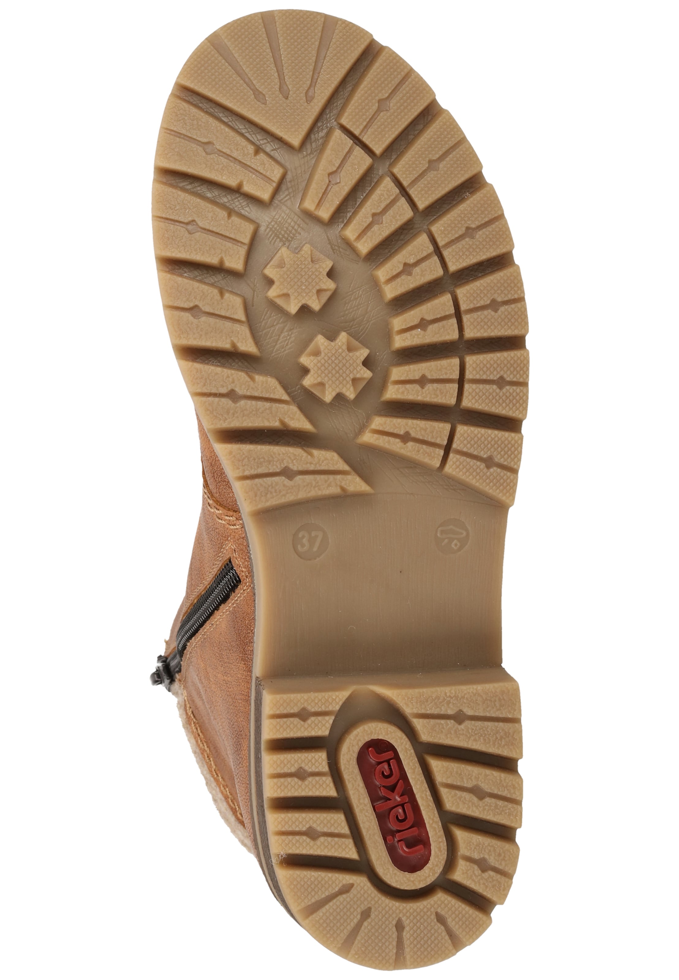 Rieker - Botim com fivela em castanho