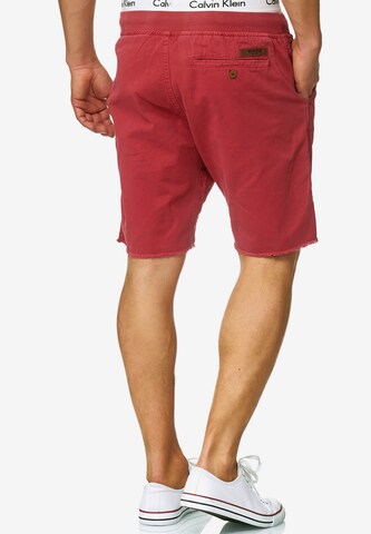 INDICODE JEANS Loosefit Chino 'Carver' in Rood