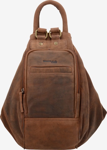 Greenland Nature Backpack in Brown: front