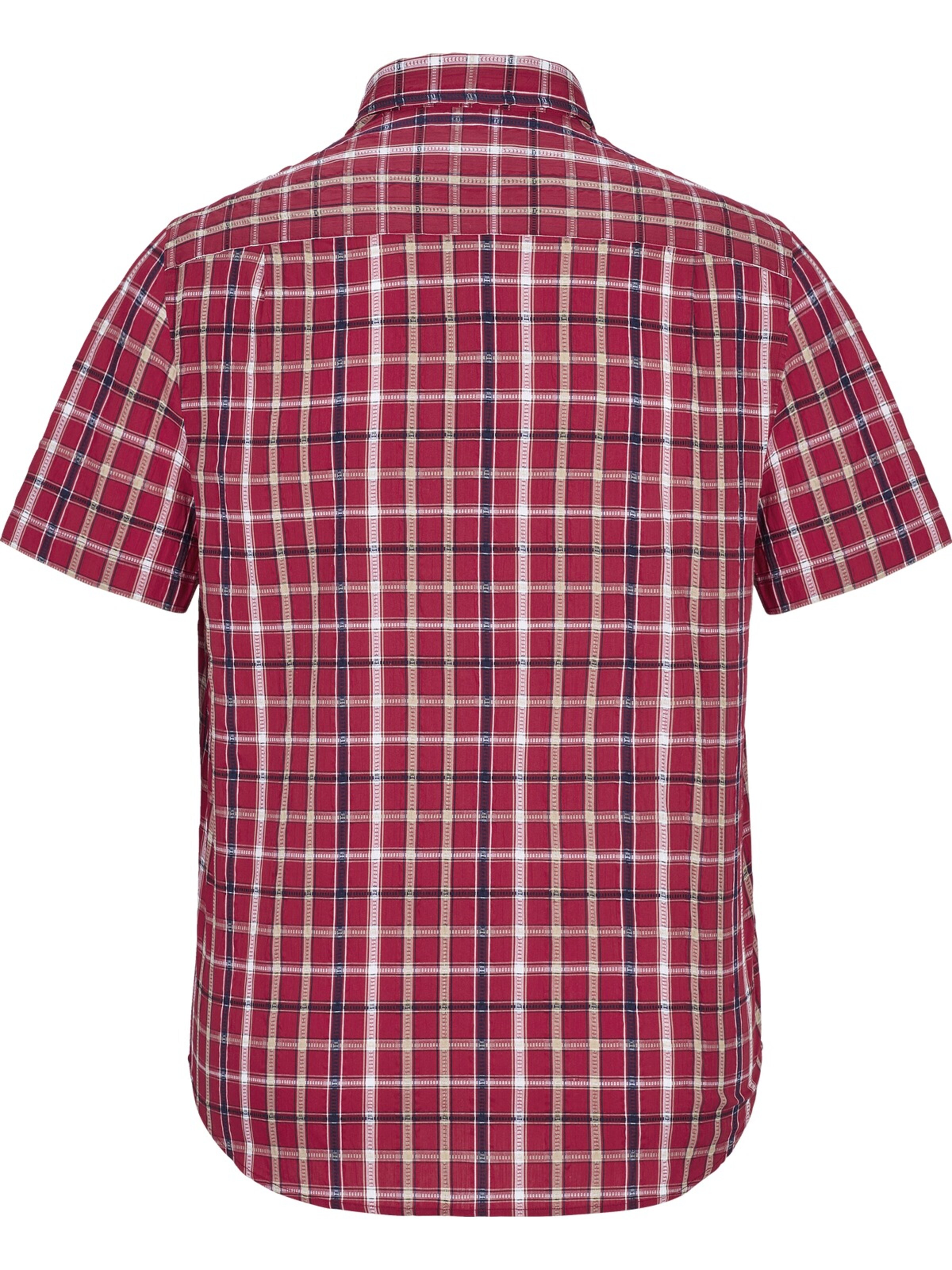 Jan Vanderstorm Comfort Fit Hemd in Rot