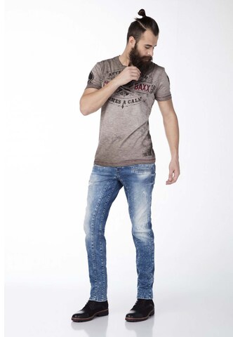 CIPO & BAXX Regular Jeanshose in Blau: predná strana