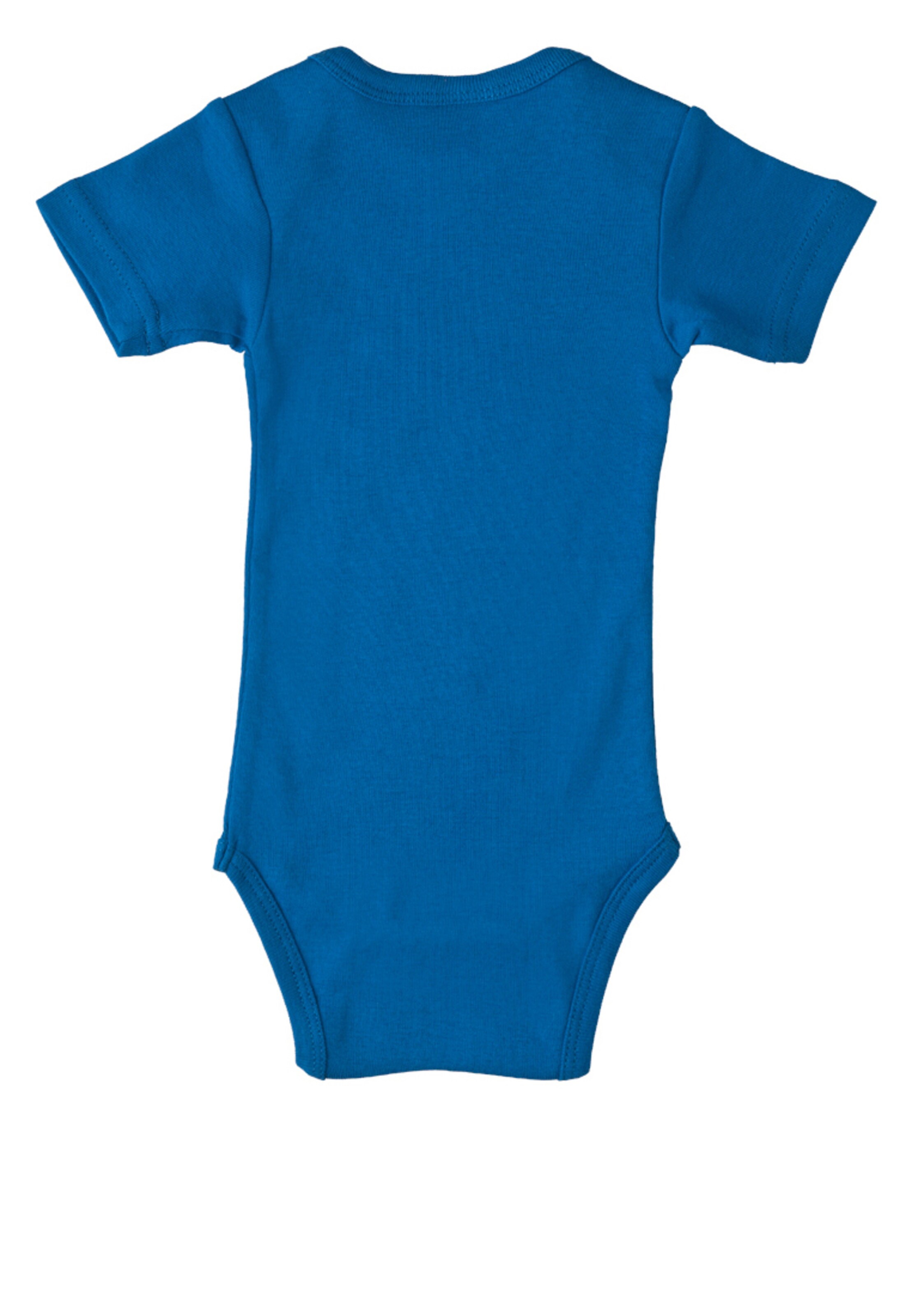 LOGOSHIRT Baby-Body "Superman" in Blau