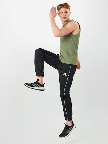 ADIDAS PERFORMANCE Slimfit Sporthose 'Core 18' in Schwarz: Vorderseite