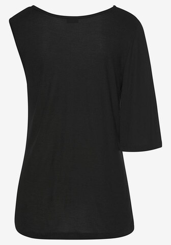 T-shirt LASCANA en noir