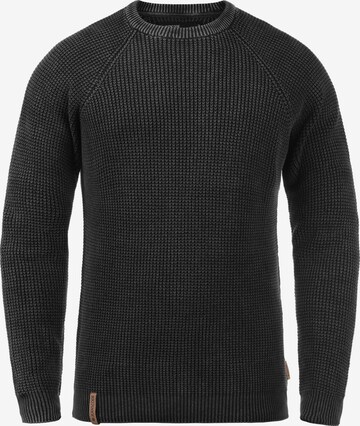 INDICODE JEANS Sweater 'Rockford' in Black: front