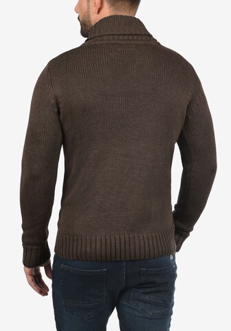 !Solid Strickpullover 'Paddy' in Braun