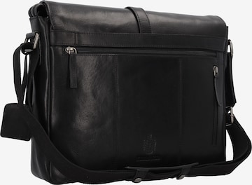 LEONHARD HEYDEN Document Bag 'Roma' in Black