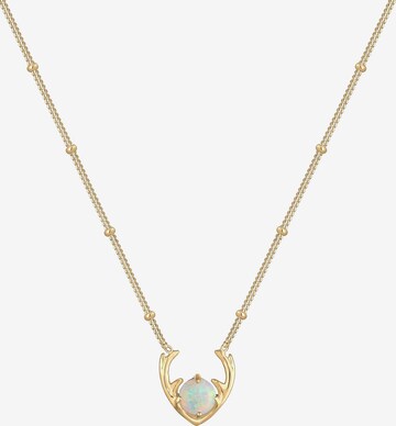 ELLI Necklace 'Hirsch' in Gold: front