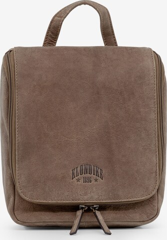 KLONDIKE 1896 Toiletry Bag 'Blake' in Brown: front