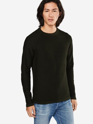 JACK & JONES Sweter 'WIND' w kolorze zielony: przód