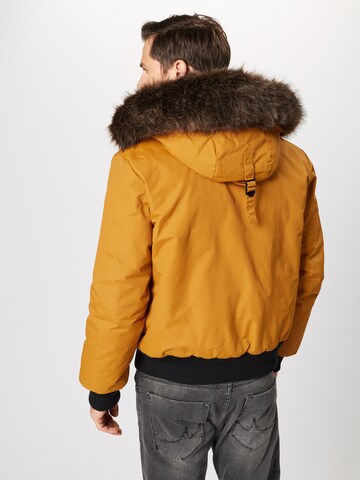 Superdry Regular fit Winterjas 'EVEREST' in Geel: terug