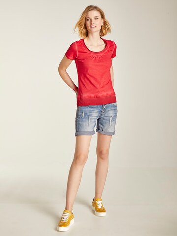 heine Slimfit Jeansy 'Boyfriend-Shorts' w kolorze niebieski