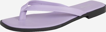 Tongs 'Mayia' EDITED en violet : devant