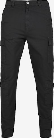 Slimfit Pantaloni cu buzunare de la Urban Classics pe negru: față