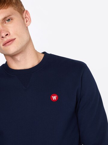 WOOD WOOD Sweatshirt 'Tey' in Blue