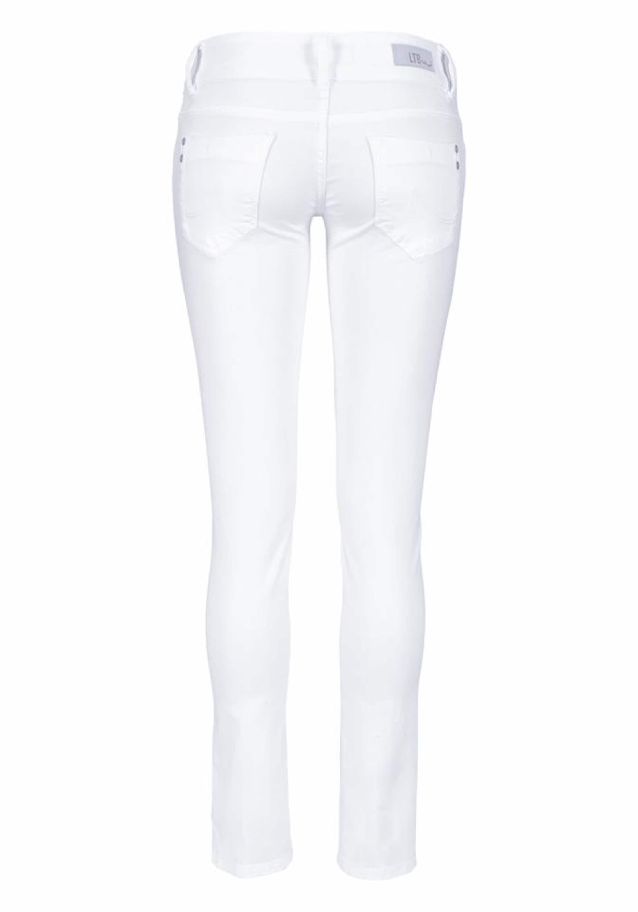 Skinny Jeans 'Molly' de la LTB pe alb