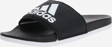ADIDAS PERFORMANCE Beach & Pool Shoes 'ADILETTE COMFORT' in Black: front