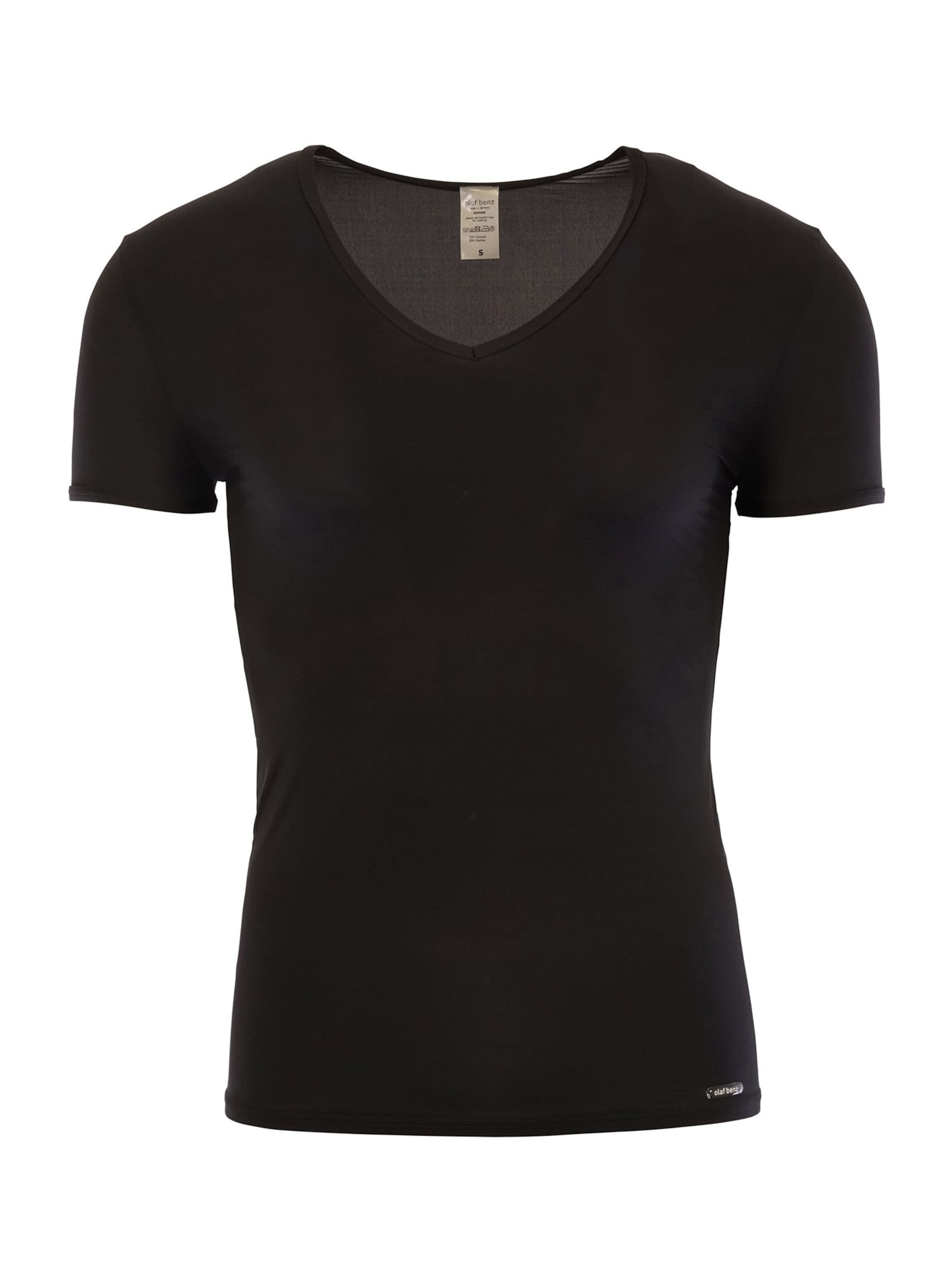 Olaf Benz - Camiseta térmica en negro: frente