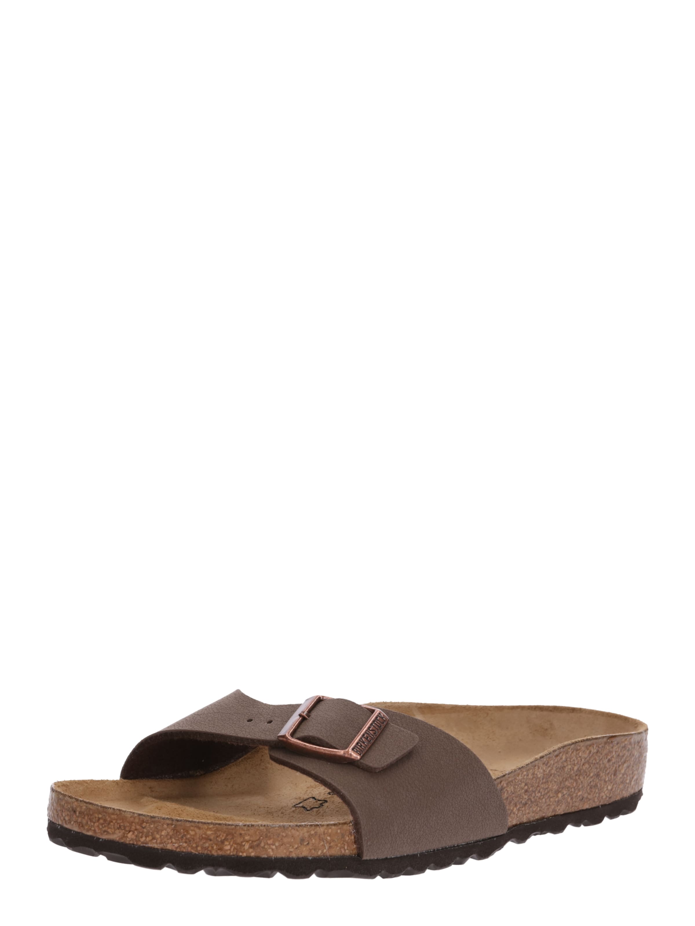 BIRKENSTOCK Teenslipper 'Madrid' in Bruin: voorkant