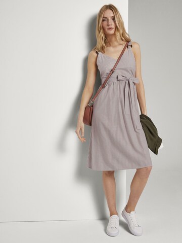 TOM TAILOR Summer dress in Brown