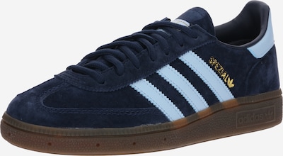 ADIDAS ORIGINALS Baskets basses 'Handball Spezial' en bleu marine / bleu clair, Vue avec produit