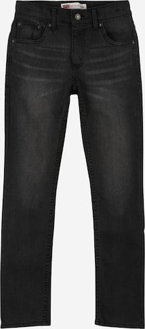 LEVI'S Slimfit Jeans '512' in Zwart: voorkant