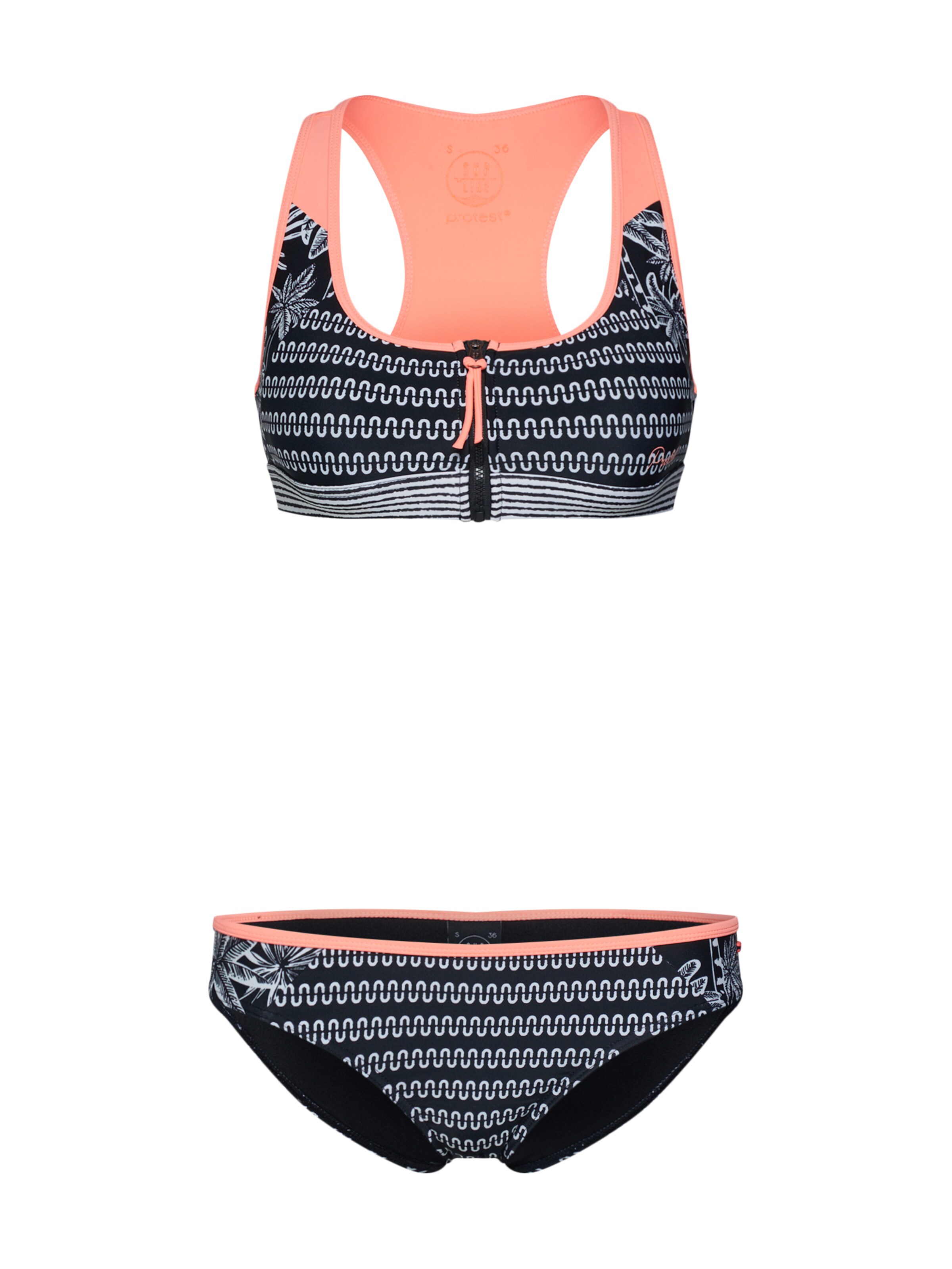 PROTEST - Sportbikini 'PEPPERCORN' in de kleur Perzik