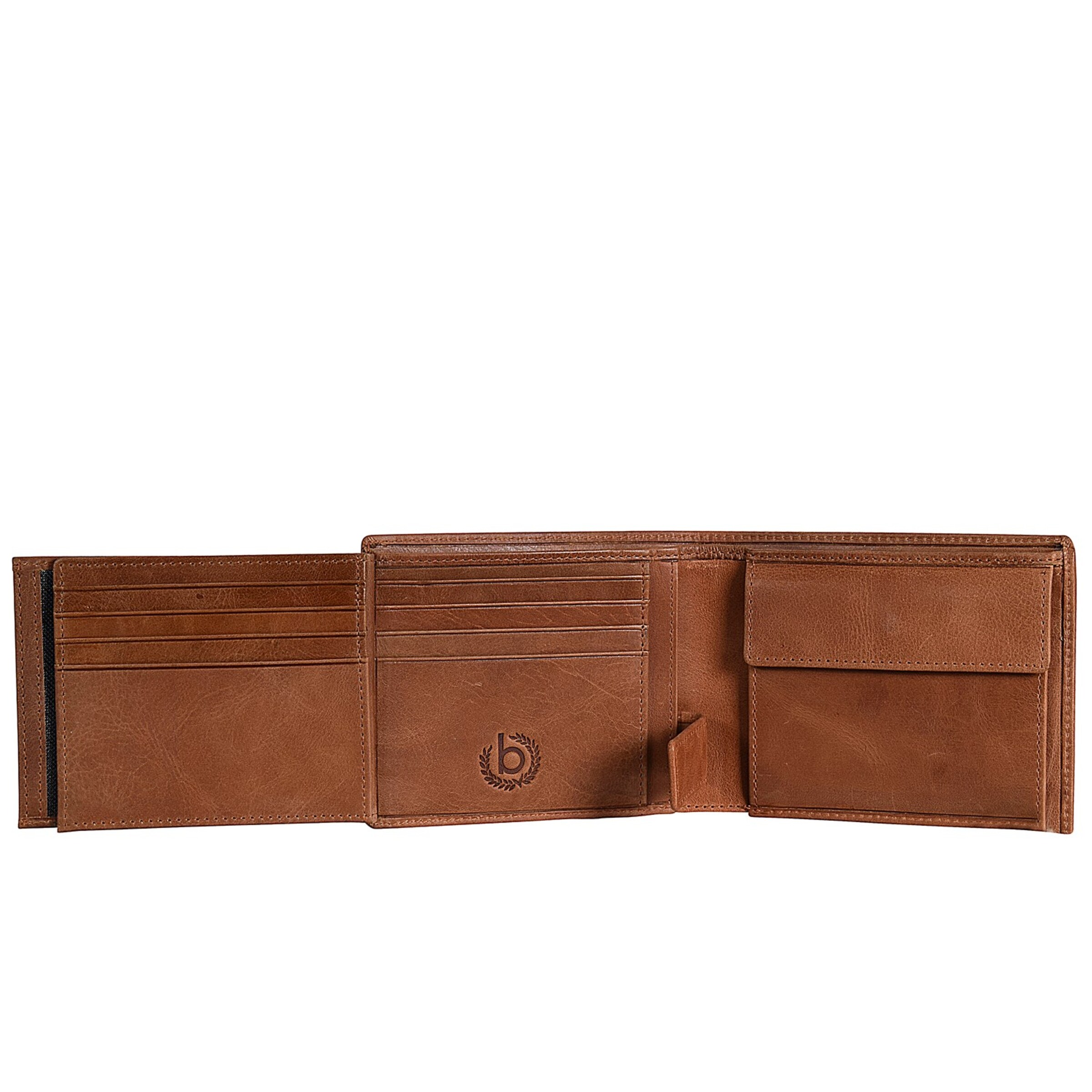 Portamonete 'Volo' di bugatti in marrone