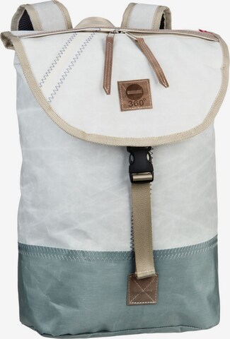 360 Grad Backpack in White: front