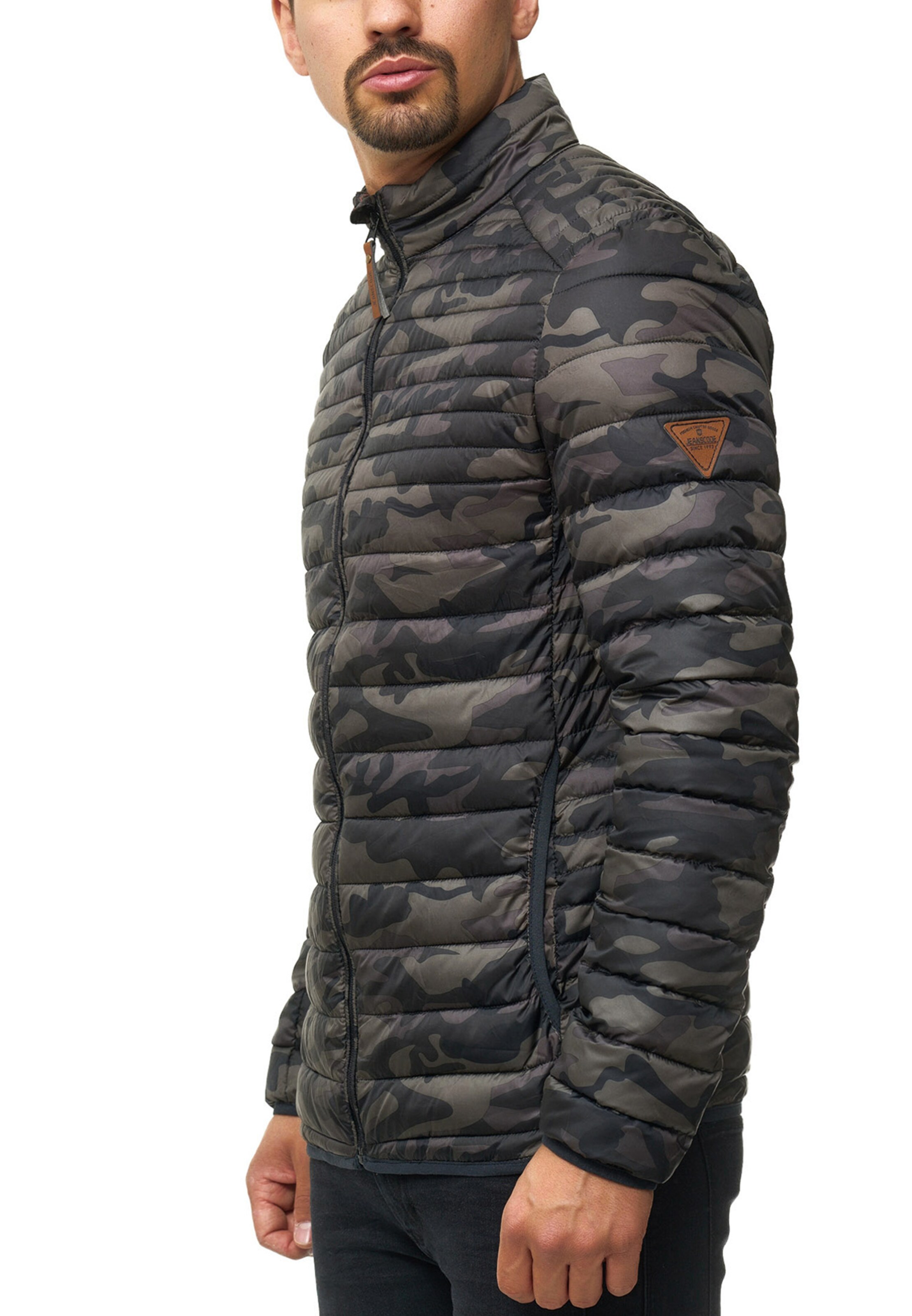 INDICODE JEANS Between-season jacket 'Islington' in Green