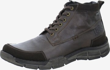 JOSEF SEIBEL Lace-Up Boots in Brown: front