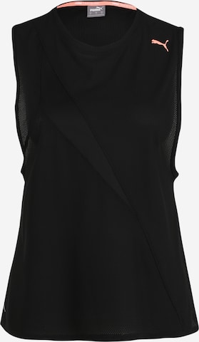 PUMA Sports Top 'Pearl' in Black: front