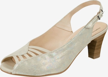 Lei by tessamino Slingback Pumps 'Natalia' in Silver: front