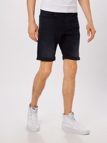 G-Star RAW Slimfit Jeans in Zwart: voorkant