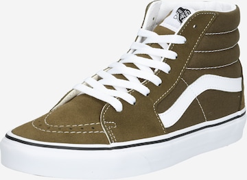 Baskets hautes 'SK8-Hi' VANS en vert : devant