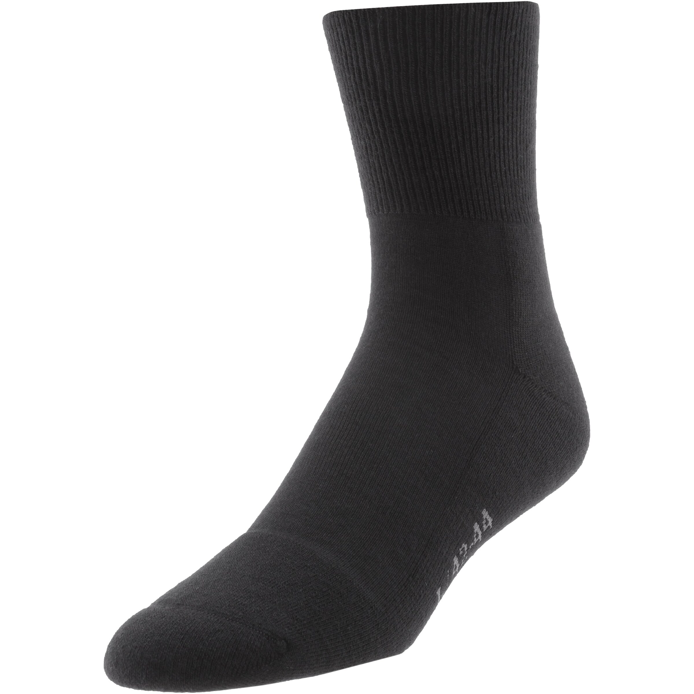 Calzino di Rohner Socks in nero: frontale