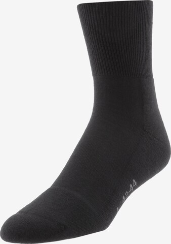 Chaussettes Rohner Socks en noir : devant