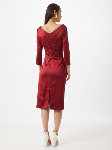 Robe fourreau SWING en rouge