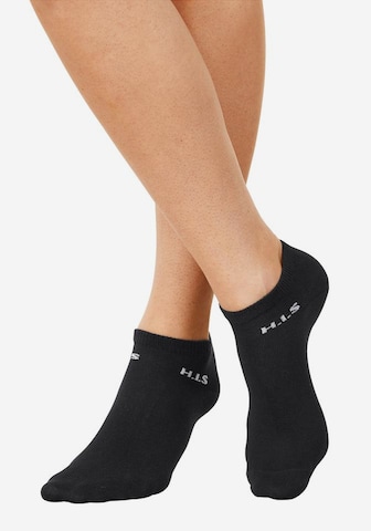 CHIEMSEE Ankle Socks in Black: front