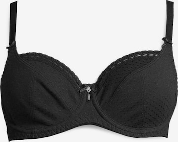 Invisible Soutien-gorge PETITE FLEUR en noir : devant