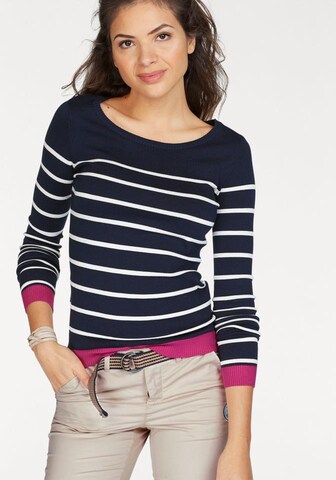 Tom Tailor Polo Team Sweater in Blue