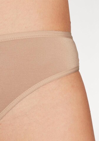 LASCANA - Tanga en beige