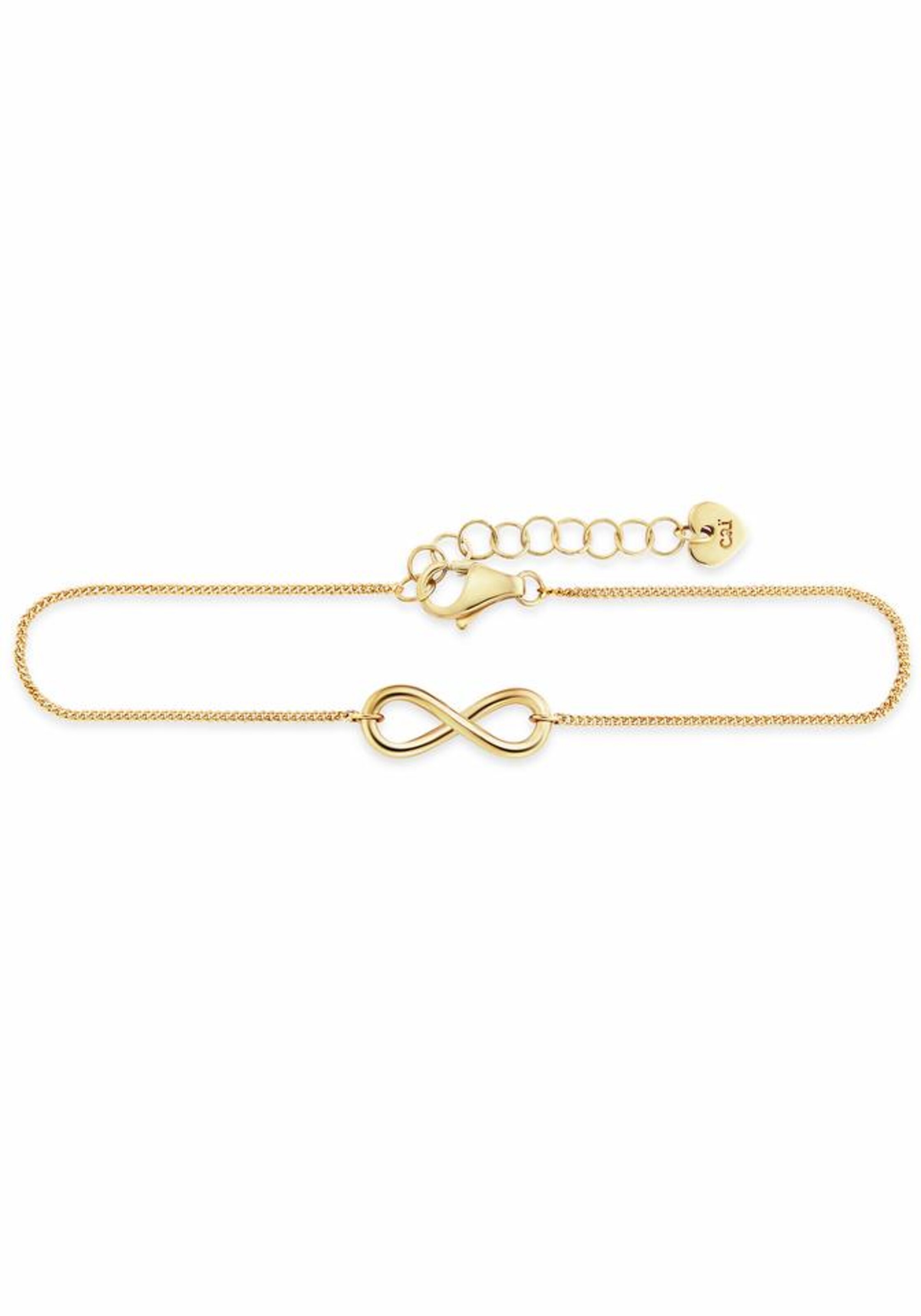 caï Armband 'Infinity' in Gold: Vorderseite