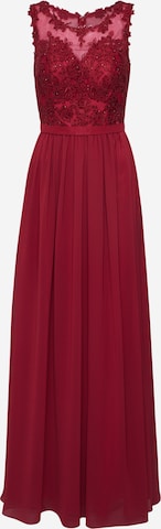 mascara Evening Dress 'LACE' in Red: front