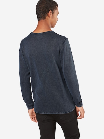 Coupe regular Pull-over 'Garson' Only & Sons en bleu : derrière