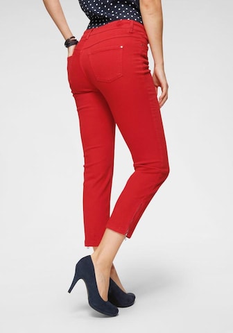 MAC Slimfit Jeans 'Dream' in Rot