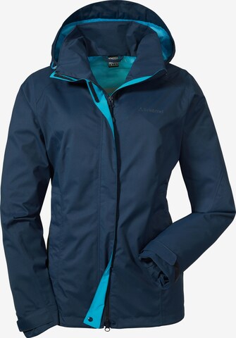 Schöffel Outdoorjas 'Easy L 3' in Blauw: voorkant