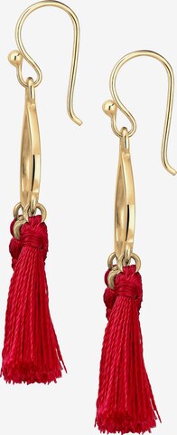 Boucles d'oreilles 'Boho' ELLI en rouge