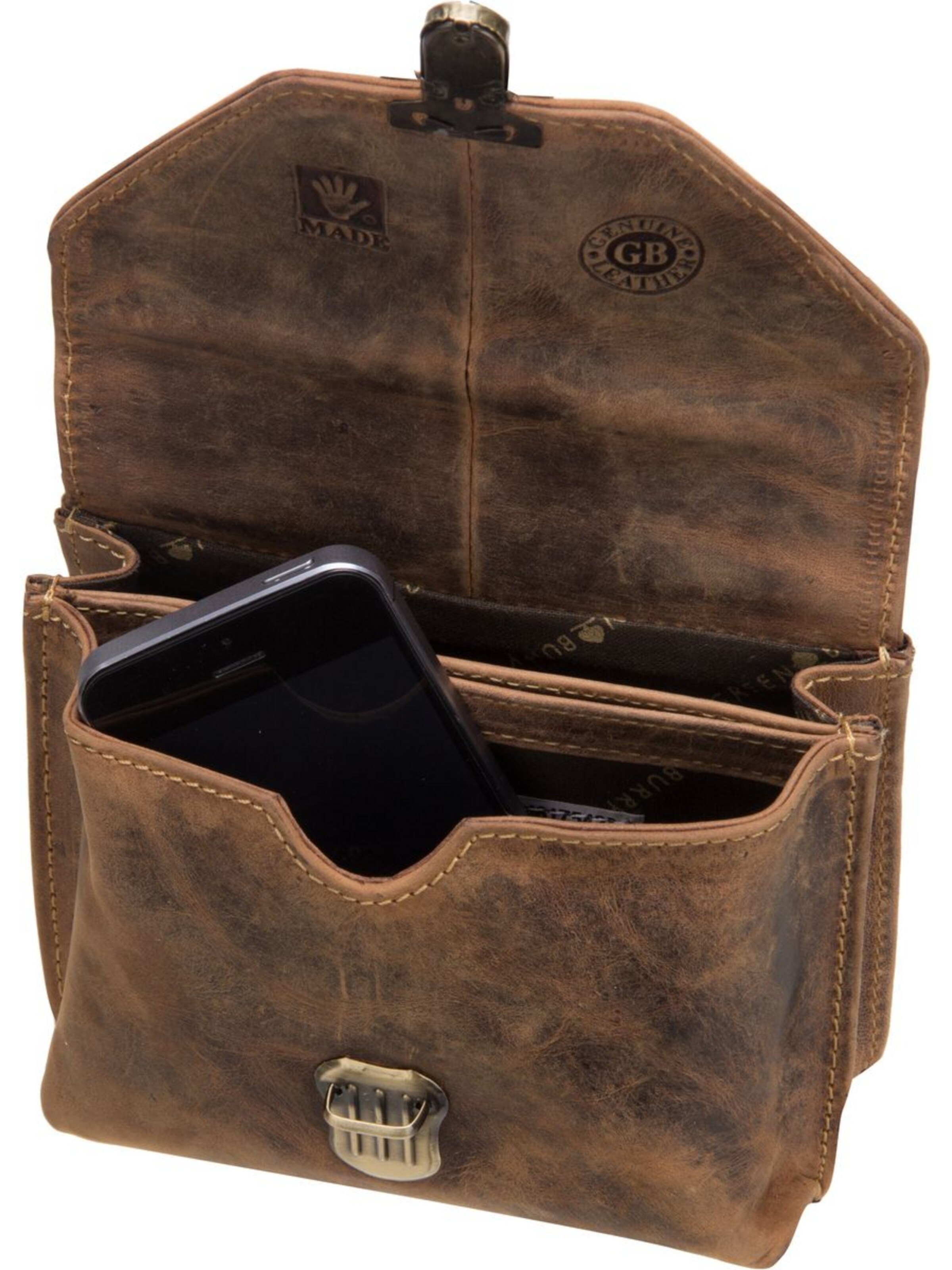 Sacs banane 'Vintage 1754' GREENBURRY en marron : devant